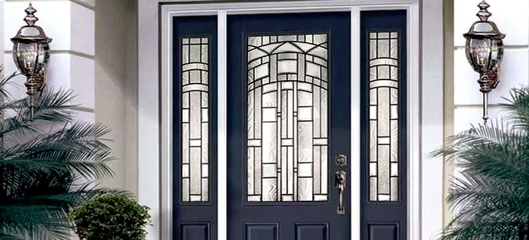 Stained Glass Door Panels in Delray Beach, FL