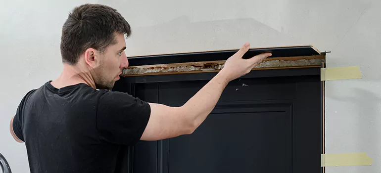 Wood Door Hole Repair in Delray Beach, FL